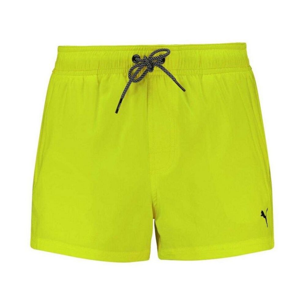 Puma Mens Logo Swim Shorts / Yellow